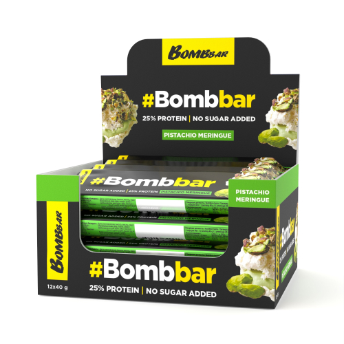 BATON BOMBBAR 40 G - BEZA PISTACJOWA