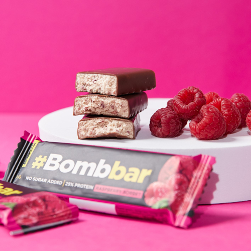 BATON BOMBBAR 40 G - SORBET MALINOWY - obrazek 2