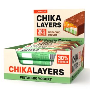 BATON CHIKALAB CHIKA LAYERS 60 G - JOGURT PISTACJOWY