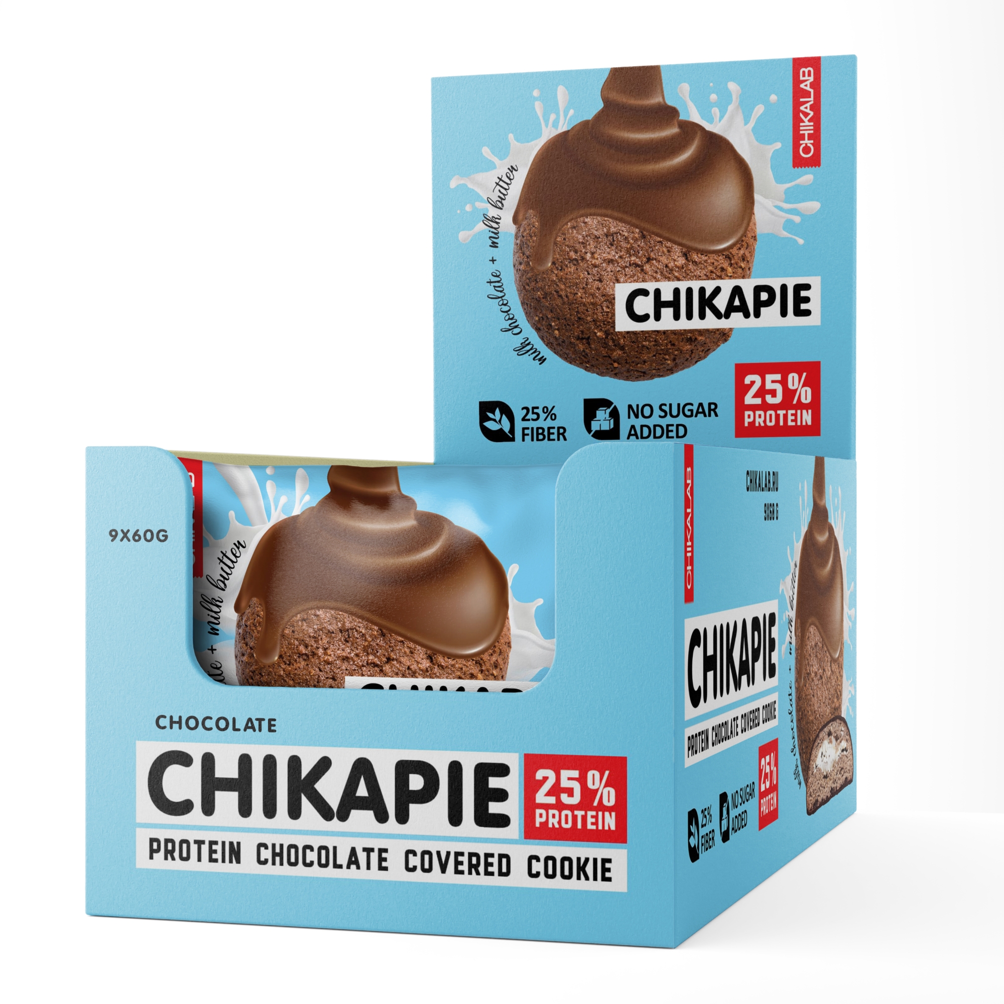CIASTO CHIKAPIE 60 G - CZEKOLADA