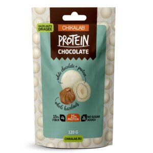 ORZECH LASKOWY W CZEKOLADZIE BIAŁEJ CHIKALAB 120 G