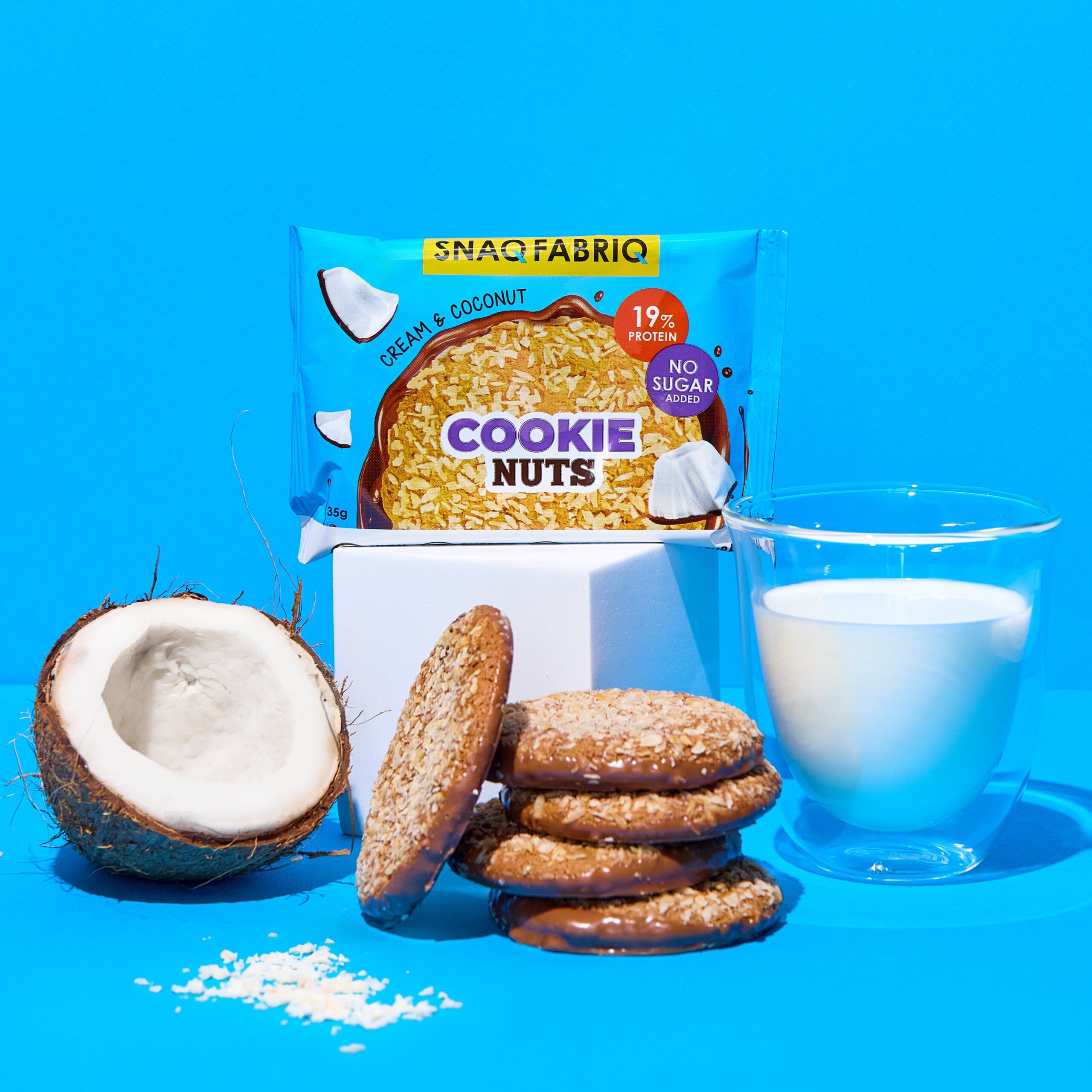 CIASTO ORZECHOWE SNAQ FABRIQ 35 G - KOKOS I KREM - obrazek 2