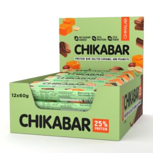 BATON CHIKALAB CHIKABAR 60 G - ORZECH ZIEMNY Z KARMELEM